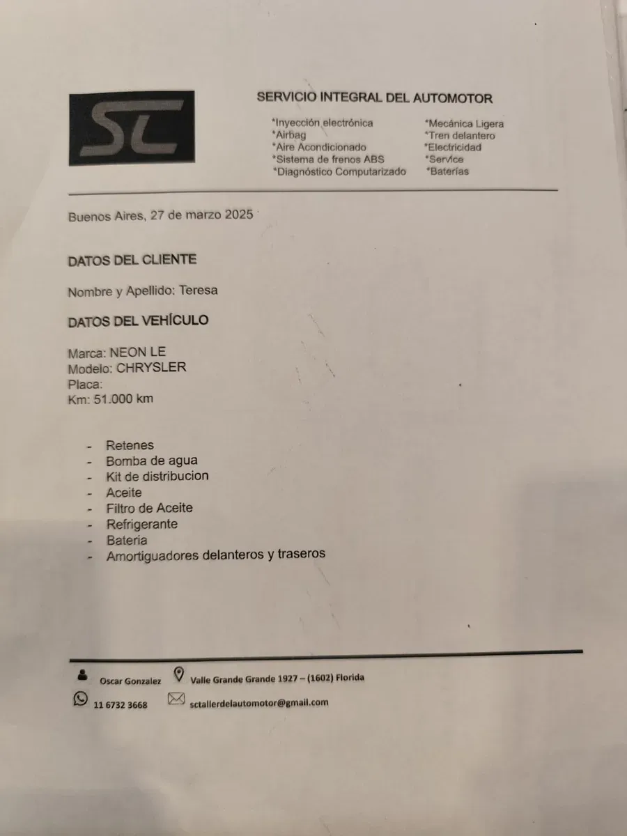 Mirá esta publicación de Chrysler Neon